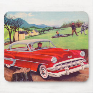 Tapis De Souris Chevrolet Bel Air 1954