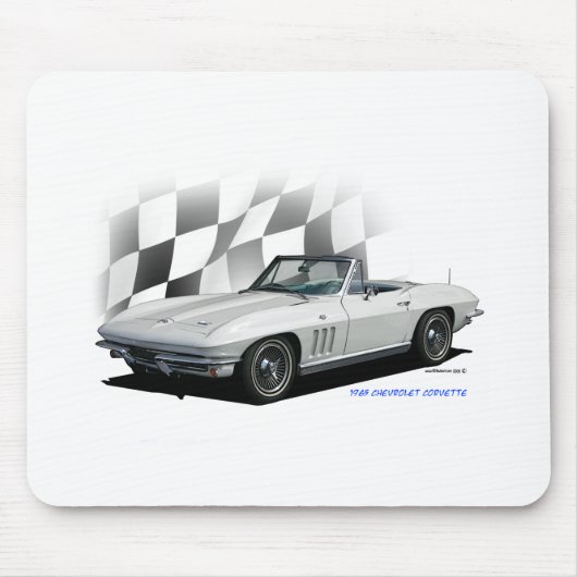 Tapis De Souris Chevrolet Corvette 1965 (Devant)