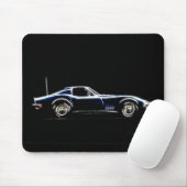 Tapis De Souris Chevrolet Corvette 1968 Mousepad (Avec souris)