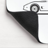 Tapis De Souris Chevrolet Corvette 1980-1982 (Coin)