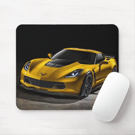 Tapis De Souris Chevrolet Corvette Z06 Mousepad (Avec souris)