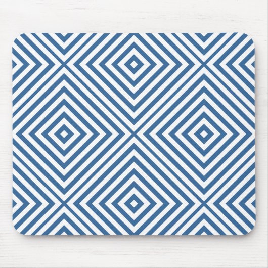 Tapis De Souris Chevron Azur Diamant (Devant)