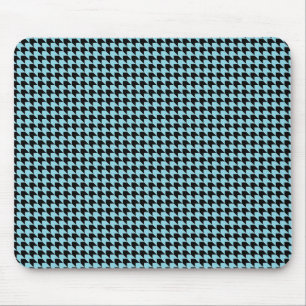 Tapis De Souris Chevron Checks Sky et Black