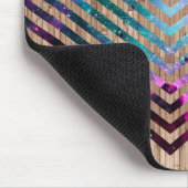 Tapis De Souris Chevron en bois de nébuleuse (Coin)