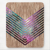 Tapis De Souris Chevron en bois de nébuleuse (Devant)