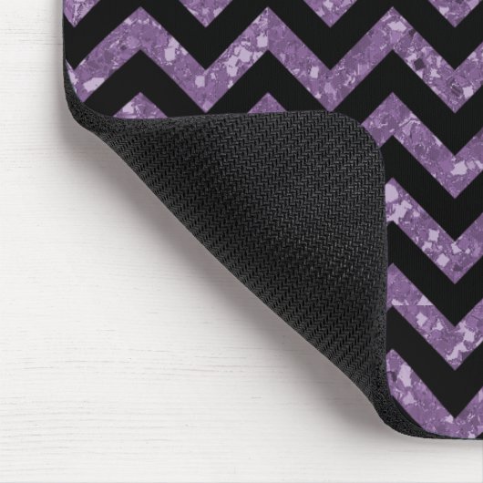 Tapis De Souris Chevron Parties scintillant Look Mousepad (Coin)