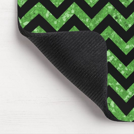Tapis De Souris Chevron Parties scintillant Look Mousepad (Coin)
