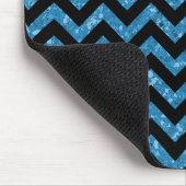 Tapis De Souris Chevron Parties scintillant Look Mousepad (Coin)