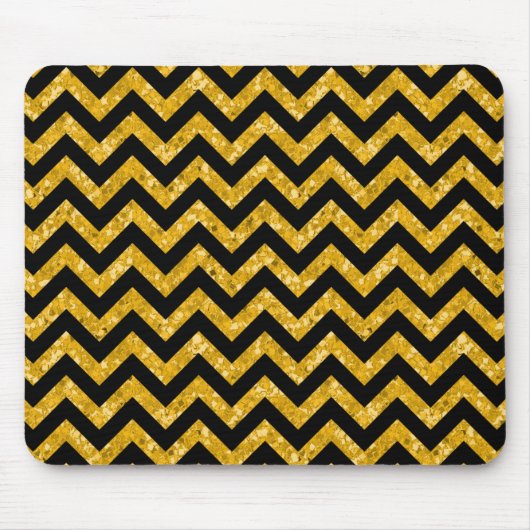 Tapis De Souris Chevron Parties scintillant Look Mousepad (Devant)