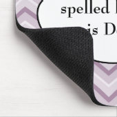 Tapis De Souris Chevron pourpre Mousepad - soumis à une (Coin)