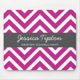 Tapis De Souris Chevron pourpre Mousepad | TBM