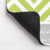 Tapis De Souris Chevron vert Mousepad | TBM (Coin)
