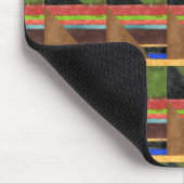 Tapis De Souris "Chevrons" Carrelé Image Abstrait Design Mousepad (Coin)