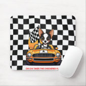 Tapis De Souris Chi Chi Prend Le Drapeau à Damier (Avec souris)