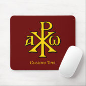 Tapis De Souris Chi Rho Christogram (Avec souris)