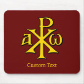 Tapis De Souris Chi Rho Christogram (Devant)