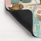 Tapis de souris chic de marché aux puces de Paris (Coin)