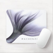 Tapis De Souris Chic de queue de sirène | Dusty Lavender Purple Pe (Avec souris)