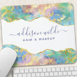 Tapis De Souris Chic Fire Opal Rainbow Gemstone Mouse Pad<br><div class="desc">Chic Fire Opal Rainbow Gemstone Mouse Pad. Parfait pour un salon de beauté,  coiffeur,  maquilleur ou cosmétologue.</div>