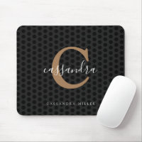 Chic Monogramme or Pois noirs
