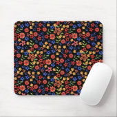 Tapis De Souris Chic Retro Floral Impression personnalisée Mousepa (Avec souris)