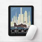 Tapis De Souris Chicago a tout Mousepad (Avec souris)