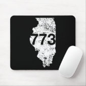 Tapis De Souris Chicago Area Code 773 (Avec souris)