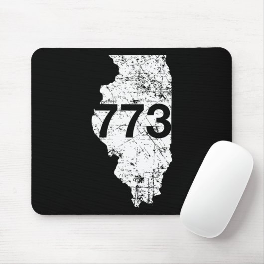 Tapis De Souris Chicago Area Code 773 (Avec souris)