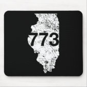 Tapis De Souris Chicago Area Code 773 (Devant)