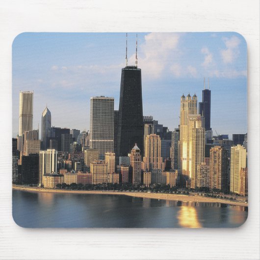Tapis De Souris Chicago de la commande de rivage de lac (Devant)
