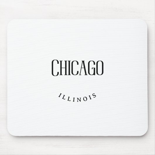 Tapis De Souris Chicago IL (Devant)