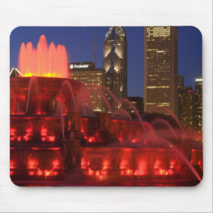 Tapis De Souris Chicago, Illinois, fontaine Buckingham