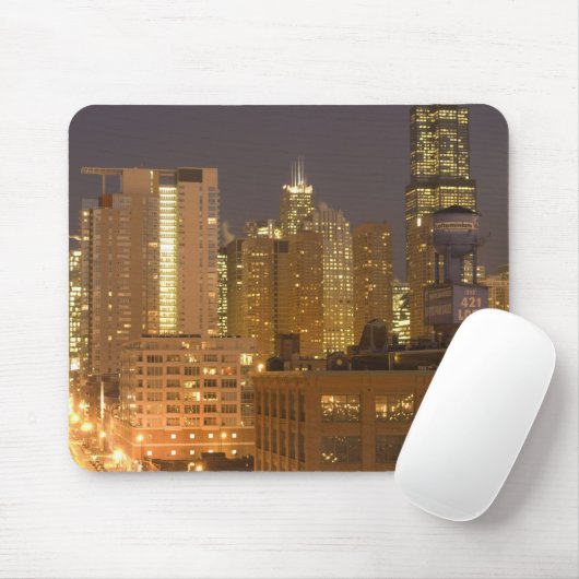 Tapis De Souris Chicago, Illinois, Skyline de West Loop à (Avec souris)