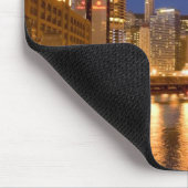 Tapis De Souris Chicago, Illinois, Skyline et Chicago River à (Coin)