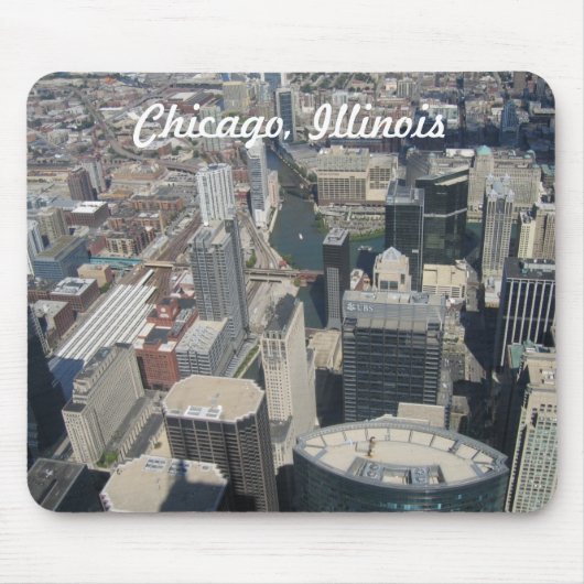 Tapis De Souris Chicago l'Illinois (Devant)