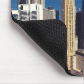 Tapis De Souris Chicago Skyline et points de repère (Coin)