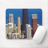 Tapis De Souris Chicago Skyline et points de repère (Avec souris)