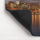 Tapis De Souris Chicago Skyline La Nuit (Coin)