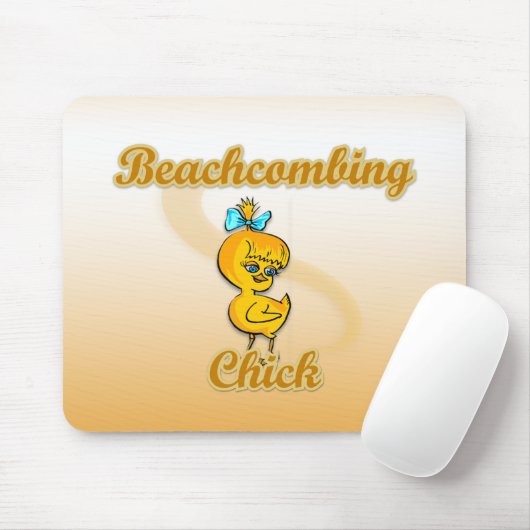 Tapis De Souris Chick Beachcombing (Avec souris)