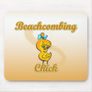 Tapis De Souris Chick Beachcombing