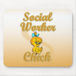 Tapis De Souris Chick de travailleur social