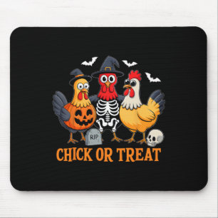 Tapis De Souris Chick Or Treat Drôle de Poulet Costume d'Halloween
