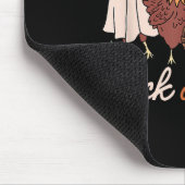 Tapis De Souris Chick Or Treat Halloween Witch Soky Chicken (Coin)