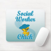 Tapis De Souris Chick ouvrier social #3 (Avec souris)