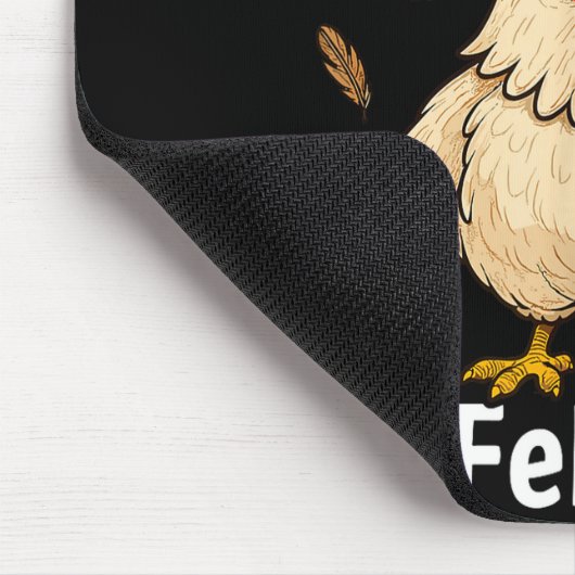 Tapis De Souris Chicken I Don't Have A Screw Loose, Funny, Jokes, (Coin)