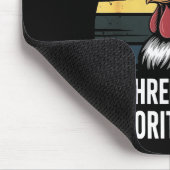 Tapis De Souris Chicken T E Three Of My Favorite Things Chicken Lo (Coin)
