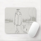 Tapis De Souris Chien (Avec souris)