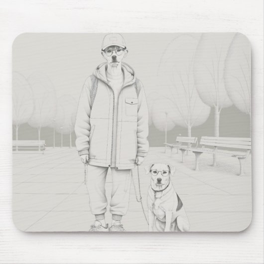 Tapis De Souris Chien (Devant)