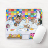 Tapis De Souris Chien 121 Chihuahua dans le bain Mousepad (Avec souris)