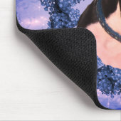 Tapis De Souris Chien à couronne florale de Boston Terrier (Coin)